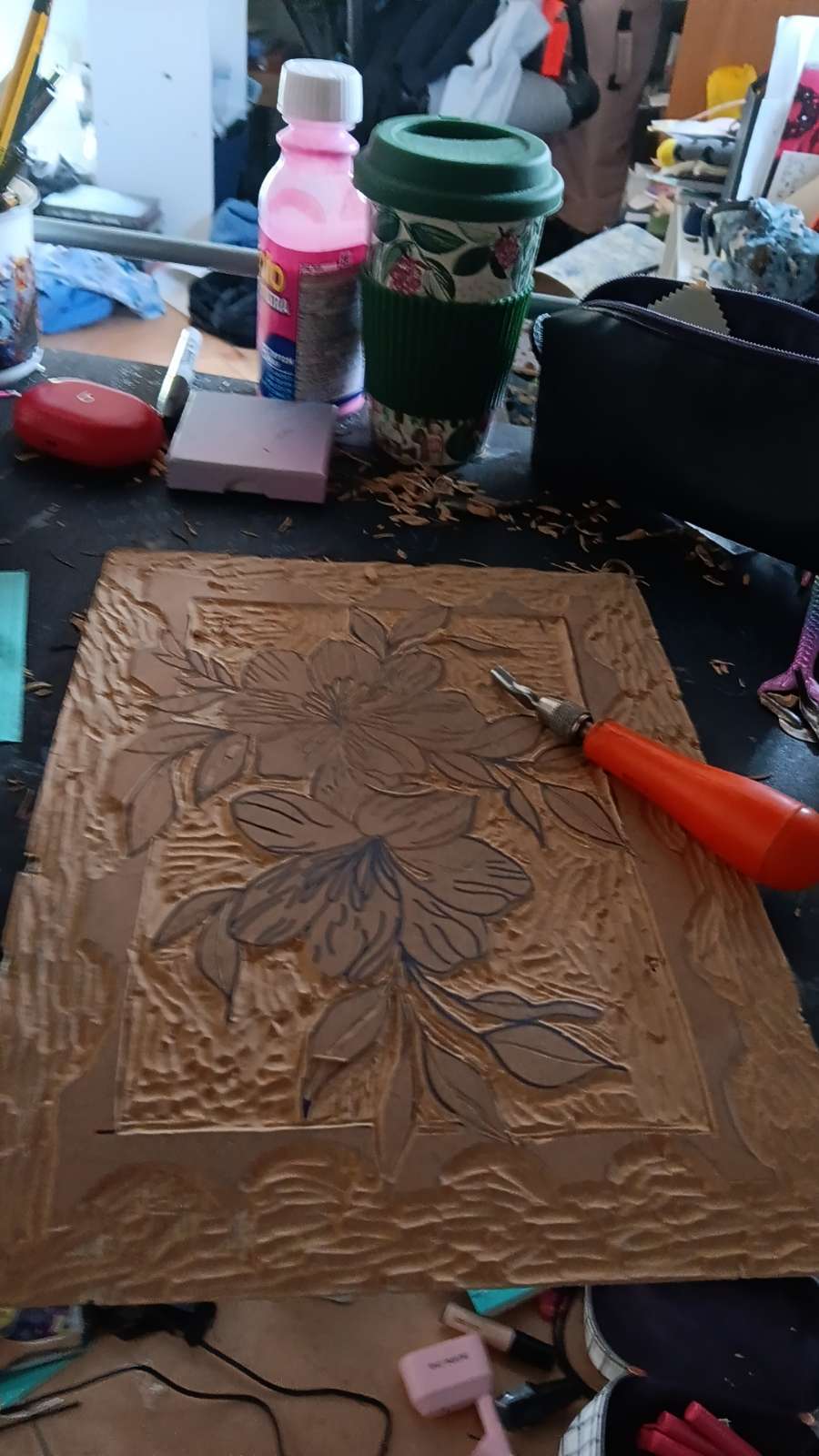 Carving the Linoleum